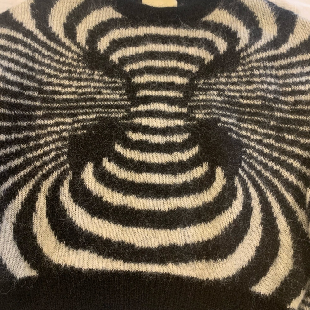 Paloma Wool Black White Matrix Sweater Size Medium - Picture 7 of 8